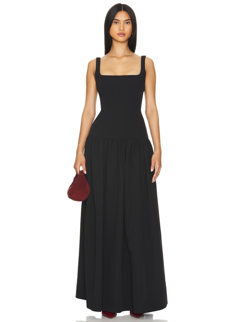 Lovers & Friends Black Aria Maxi Dress
